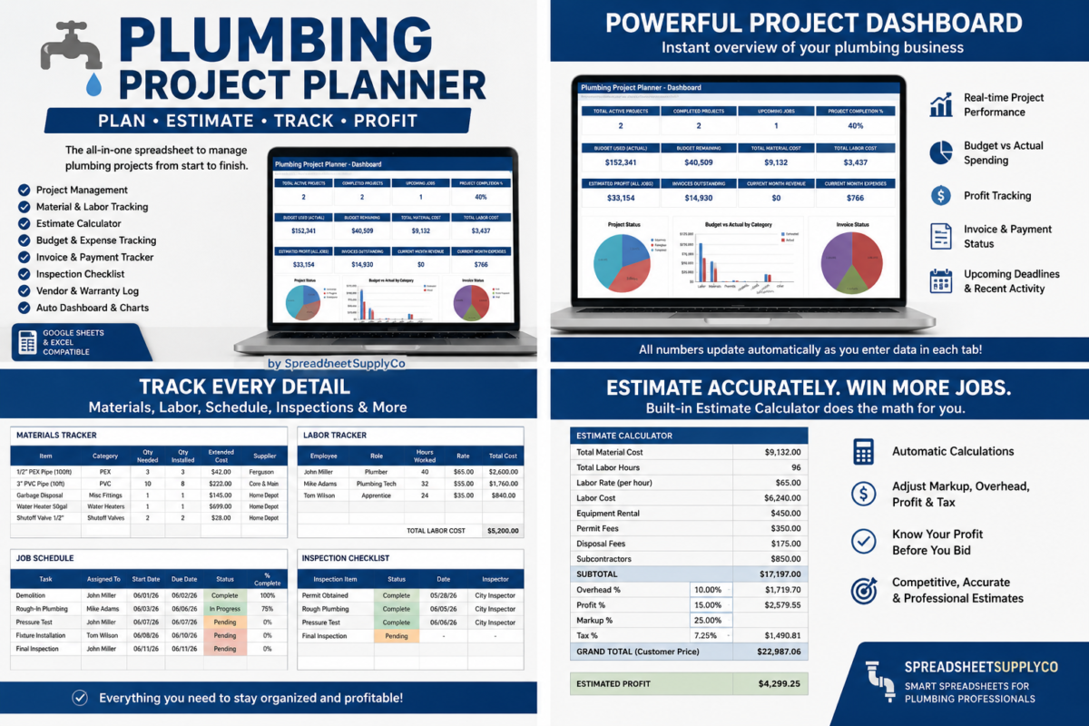Plumbing Project Planner